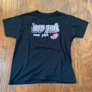 Vintage 90s y2k New York baby tee tshirt top.